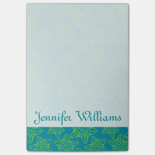 Post-it® Le motif   de foule d'étoiles de mer ajoutent