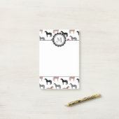 Post-it® Le Motif de Horse Lover (Sur un bureau)