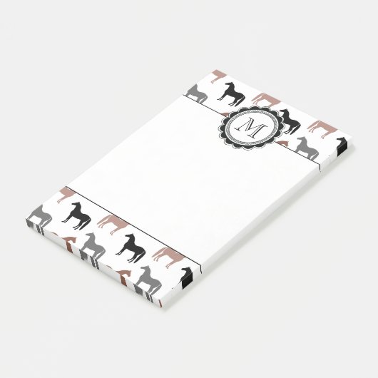 Post-it® Le Motif de Horse Lover (Incliné)