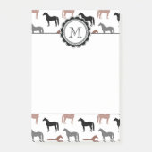 Post-it® Le Motif de Horse Lover (Devant)
