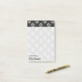 Post-it® Le motif | de voilier dessiné par craie ajoutent (Sur un bureau)