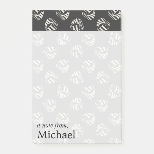 Post-it® Le motif | de voilier dessiné par craie ajoutent (Devant)