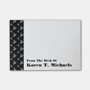 Post-it® Le motif peu précis   de voilier ajoutent votre