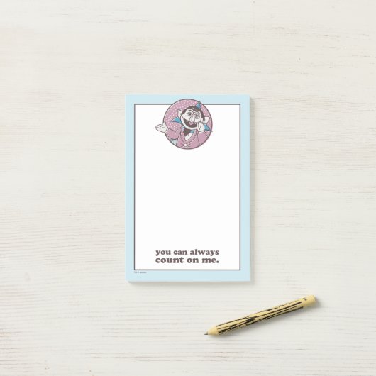 Post-it® Le nombre | Vous Pouvez Toujours Compter Sur Moi (Sur un bureau)