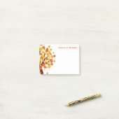 Post-it® Le Note-Automne de courrier d'automne est beau (Sur un bureau)