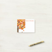 Post-it® Le Note-Automne de courrier d'automne est beau (Sur un bureau)