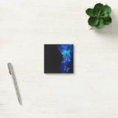 Post-it® Le papillon morpho dans l'Arrière - plan sombre (Bureau)