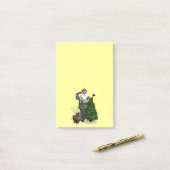 Post-it® Le Père Noël En Robe De Camouflage (Sur un bureau)