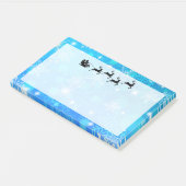 Post-it® Le Père Noël et son renne volant Noël (Incliné)