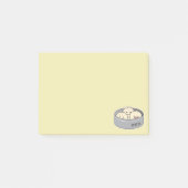 Post-it® Le petit déjeuner chinois de dim sum de petit pain (Devant)