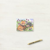 Post-it® Le Petit Renard Et Le Hérisson (Sur un bureau)