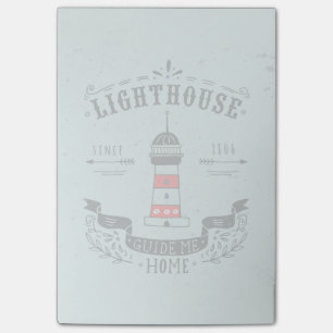 Post-it® Le phare me guident l'affiche à la maison