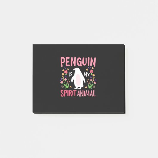 Post-it® Le pingouin est mon esprit animal (Devant)