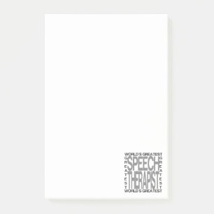 Post-it® Le plus grand orthophoniste des mondes