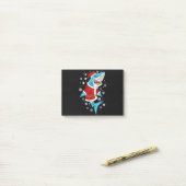 Post-it® Le poison de Shark Christma (Sur un bureau)