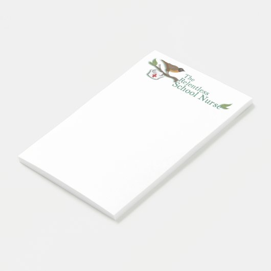 Post-it® Le post-it implacable d'éléphant d'infirmière (Incliné)