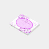 Post-it® Le pourpre tourbillonne gratitude curative (Incliné)