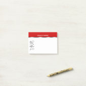 Post-it® Le professeur d'entraîneur de tennis (Sur un bureau)