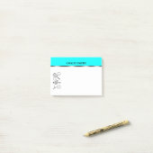 Post-it® Le professeur d'entraîneur de tennis (Sur un bureau)