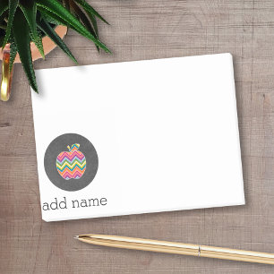 Post-it® Le professeur fait sur commande Apple avec Chevron