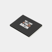 Post-it® Le Programmeur Va Code Pour Bacon (Incliné)
