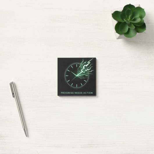 Post-it® Le progrès nécessite une action (Bureau)