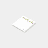 Post-it® Le raisin pourpre groupe le monogramme de vignes (Incliné)