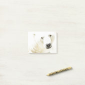 Post-it® Le regard d'un ours polaire (Sur un bureau)