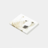 Post-it® Le regard d'un ours polaire (Incliné)