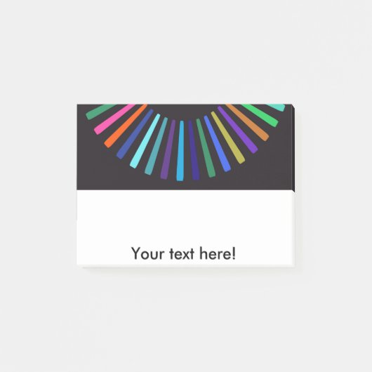 Post-it® Le rétro soleil de couleurs (Devant)