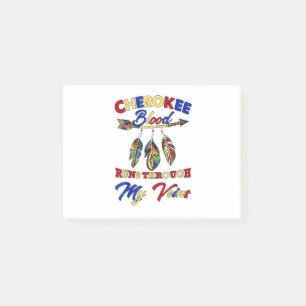 Post-it® Le Sang Cherokee Traverse Mes Veines Cadeau