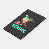 Post-it® Le Singe De Retour À L'École (Incliné)