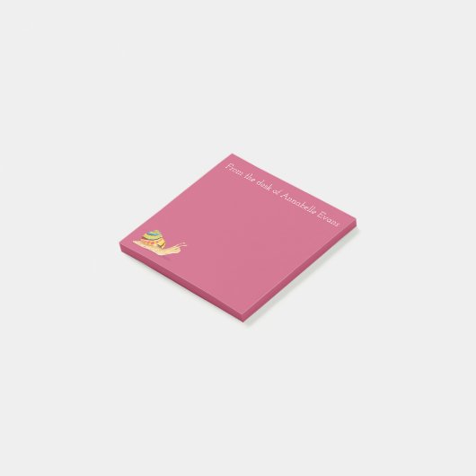 Post-it® Le snail mail personnalisent (Incliné)