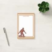 Post-it® Le style vertical de marche de Bigfoot Squatch (Bureau)