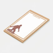 Post-it® Le style vertical de marche de Bigfoot Squatch (Incliné)