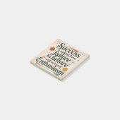 Post-it® Le succès consiste à aller d'échec en échec (Incliné)