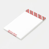Post-it® Le sucre de canne barre Noël de | (Incliné)