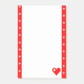 Post-it® Le Suisse barre le drapeau (Devant)