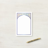 Post-it® Le Taj Mahal floral (Sur un bureau)
