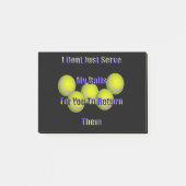 Post-it® Le tennis ne me retourne pas les couilles, (Devant)