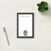 Post-it® Le tigre surfant | ajoutent votre nom (Bureau)