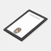 Post-it® Le tigre surfant | ajoutent votre nom (Incliné)