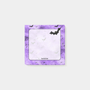 Post-it® Le troupeau de chauves-souris d'Halloween Votre no