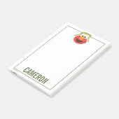 Post-it® Le visage d'Elmo Woodland | Ajouter Votre Nom (Incliné)