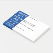 Post-it® Le vote n'est pas un rappel du vote sportif du spe (Incliné)