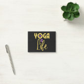 Post-it® Le yoga est la vie Le yoga Méditerranée (Bureau)
