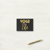 Post-it® Le yoga est la vie Le yoga Méditerranée (Sur un bureau)