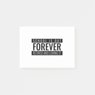 Post-it® L'école n'est plus pour toujours retraitée et ai