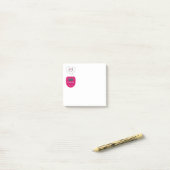 Post-it® Lecteur CD rose avec écouteurs qui s'embrassent (Sur un bureau)