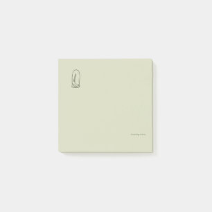Post-it® Lecteur de jardin minimaliste d'académie sombre bo